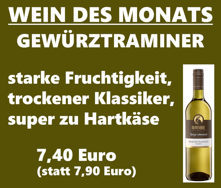 Wein des Monats